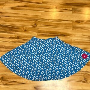 Agatha Ruiz de la  Prada blue with white flowers skirt, size M/L